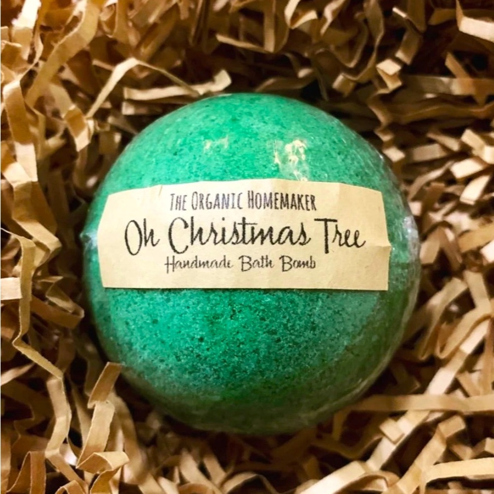 Organic Christmas Bath Bomb